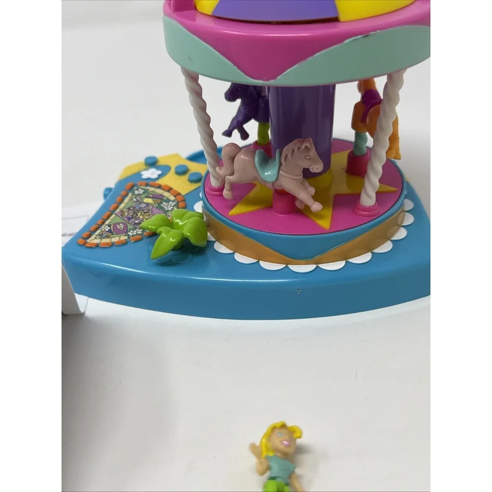 Vintage 2002 Polly Pocket Pollyworld Carousel Playset‎ from Amusement Park